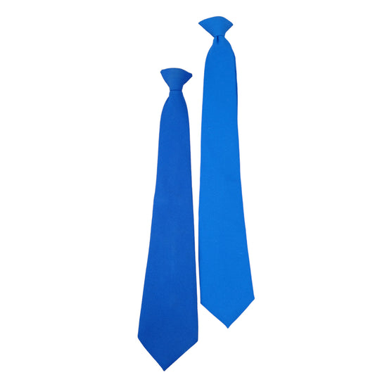 PCSO Clip on Tie Royal Blue Ex Police Uniform Security Workwear Formal