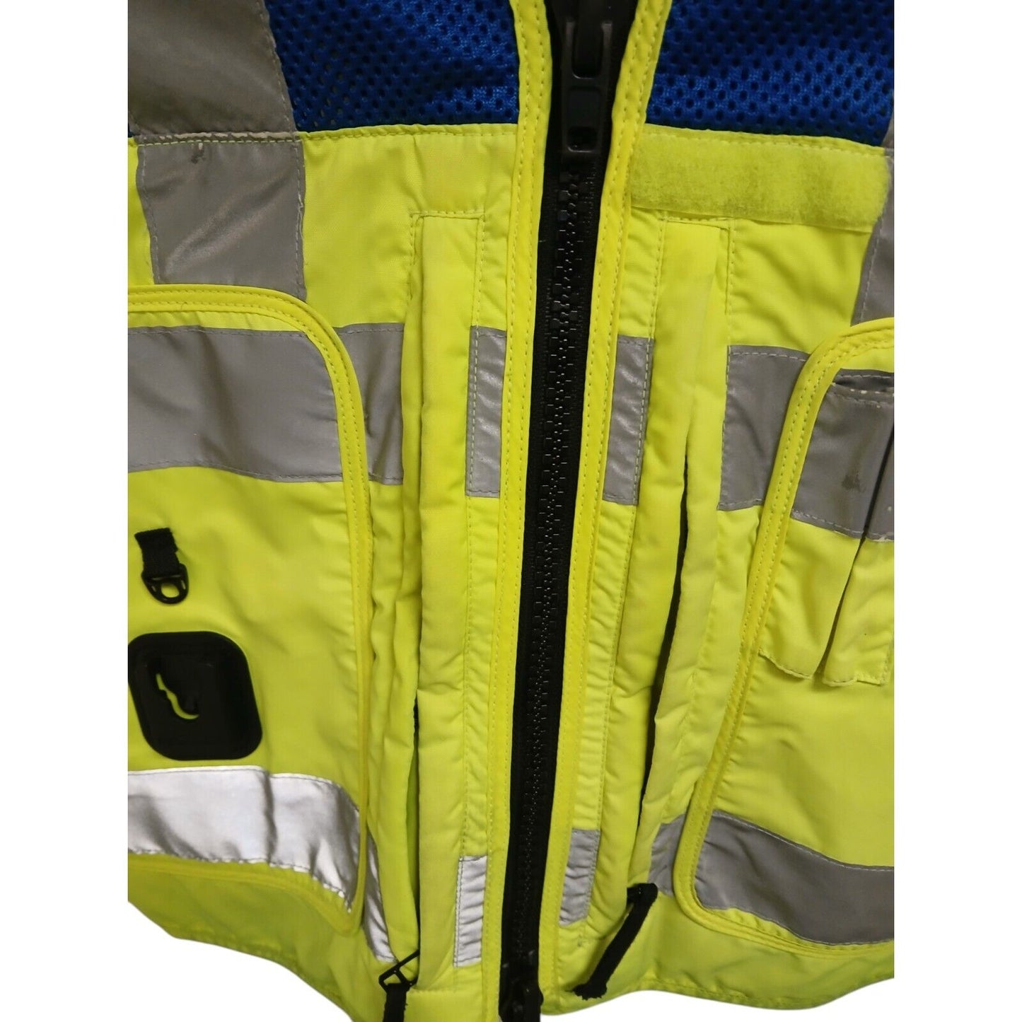 Mehler Vario System Vest Tactical Hi Viz Vis Klickfast Blue Police M Security