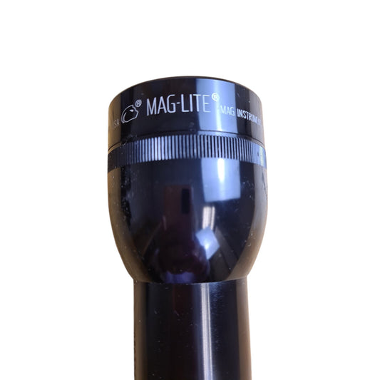Mag-Lite Torch D Cell 10inch 26cm Anodised Black Police Security Camping Outdoor