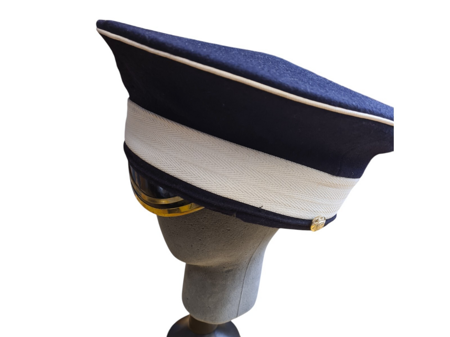 Vintage Genuine Coldstream Guards Small Peaked Cap 56 Cm Film Prop Collector