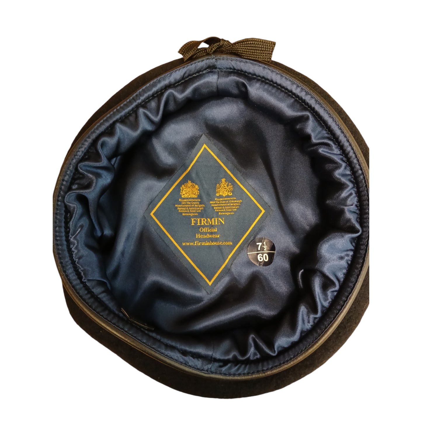 Firmin Navy Blue Beret Royal Navy Police Cadet Military Silk Lined Wool