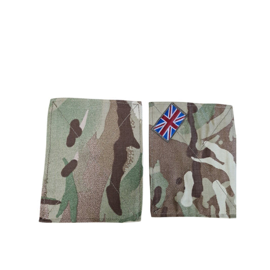 MTP Blanking Patches British Army 1 Pair With UK TRF Hook And Loop Rear Panels