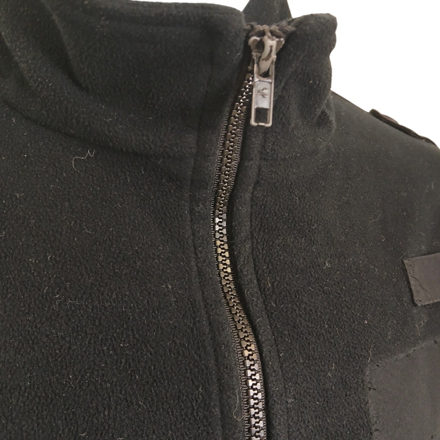 Fleece Jacket Windstopper Police Reflective Radio Black Security Turner Virr