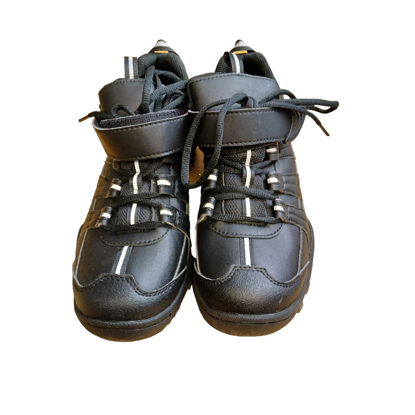 Endura Cycling Shoes Black Leather Bike Patrol Size 6 Unisex Clipless MTB SPD