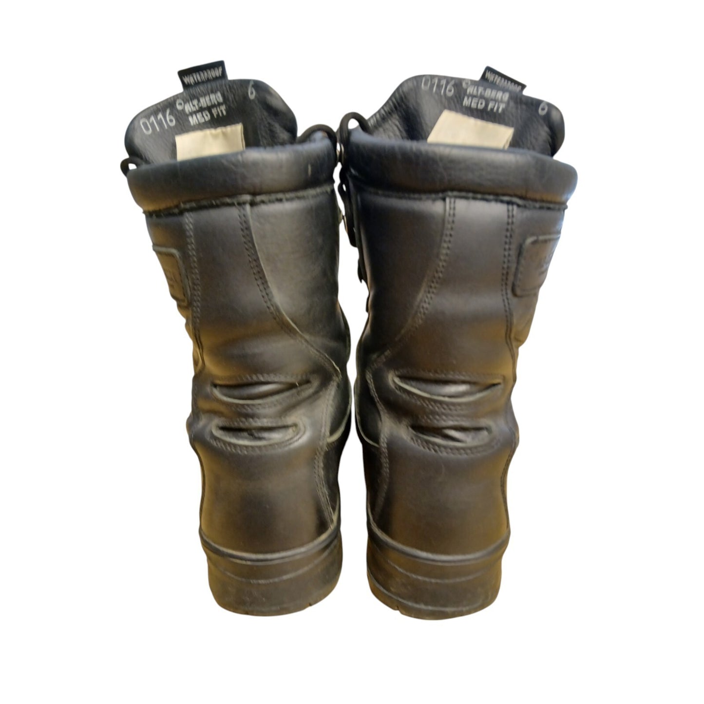 Altberg Peacekeeper P3 Boots Safety Aqua Black Leather Ex Police Security Size 6