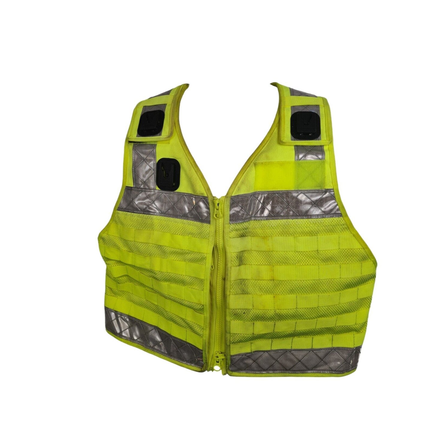Protec Molle Vest Hi Vis Hi Viz Tactical Ex Police Klickfast Docks Security