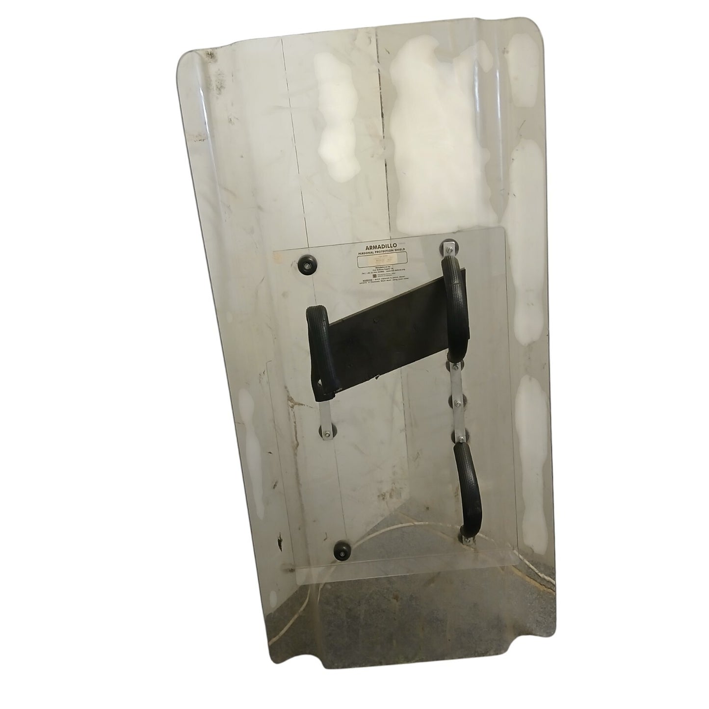 Riot Shield Interlocking Armadillo Rectangular Medium 120cm x 57cm Police Damage