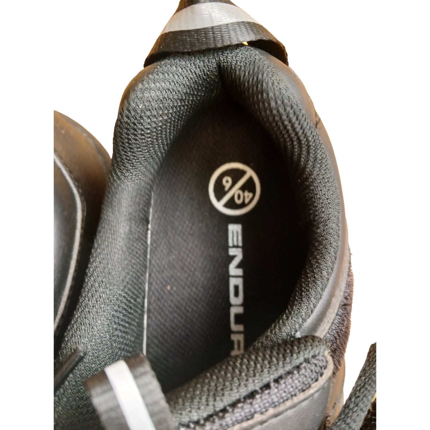 Endura Cycling Shoes Black Leather Bike Patrol Size 6 Unisex Clipless MTB SPD