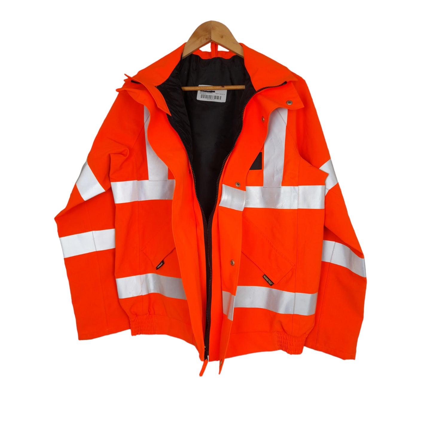 Cosalt Goretex Hi Vis Hi Viz Bomber Jacket HV65 Waterproof Railway Orange