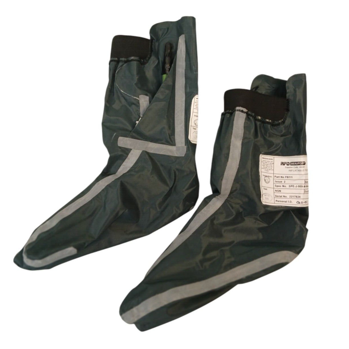 Royal Air Force Inflatable Foot Bladders Boots Pilots RFD Beaufort UK RAF Anti G