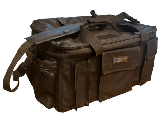 Tactical Jack Holdall Bag Ridged Black Overnight Kit Bag Police Security Airsoft