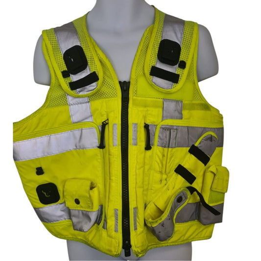 Mehler Vario System Utility Tactical Vest Hi Vis Hi Viz Size Small Security