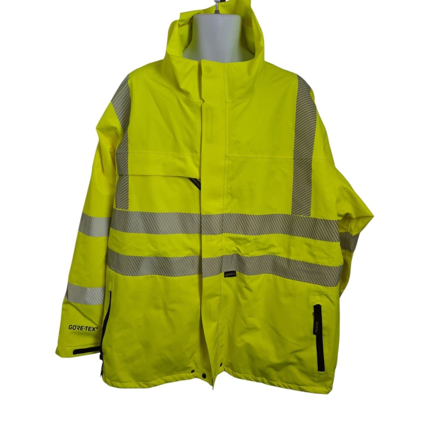 Arco Goretex Jacket Hi Vis Hi Viz Foul Weather Waterproof Highways Security Coat