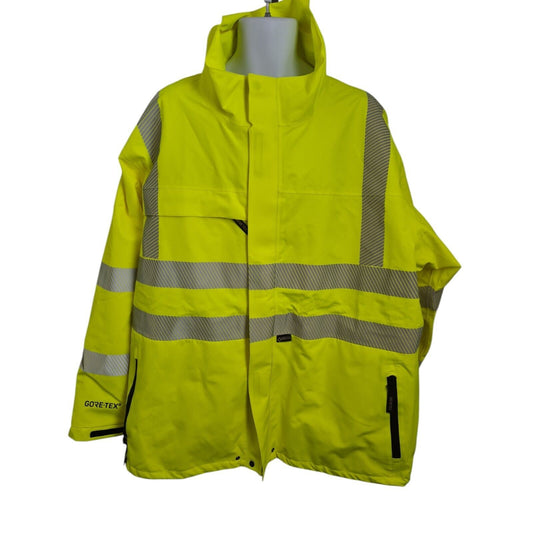 Arco Goretex Jacket Hi Vis Hi Viz Foul Weather Waterproof Highways Security Coat