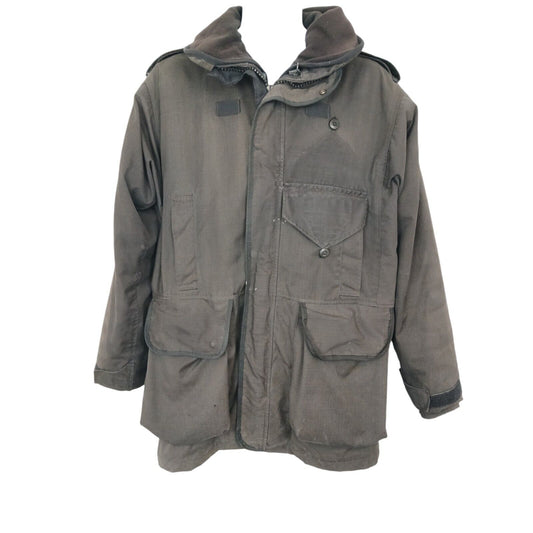 Arktis Ripstop Jacket Coat Medium 3/4 Length Black Ex Police Security Smock M