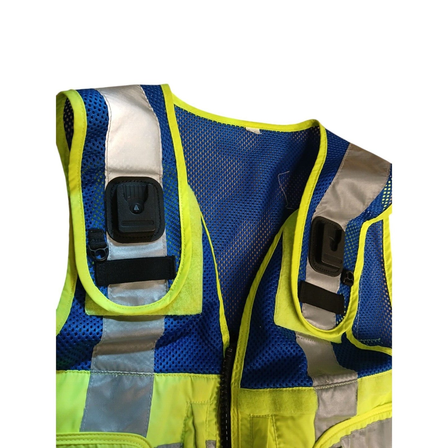 Mehler Vario System Vest Tactical Hi Viz Vis Klickfast Blue Police M Security