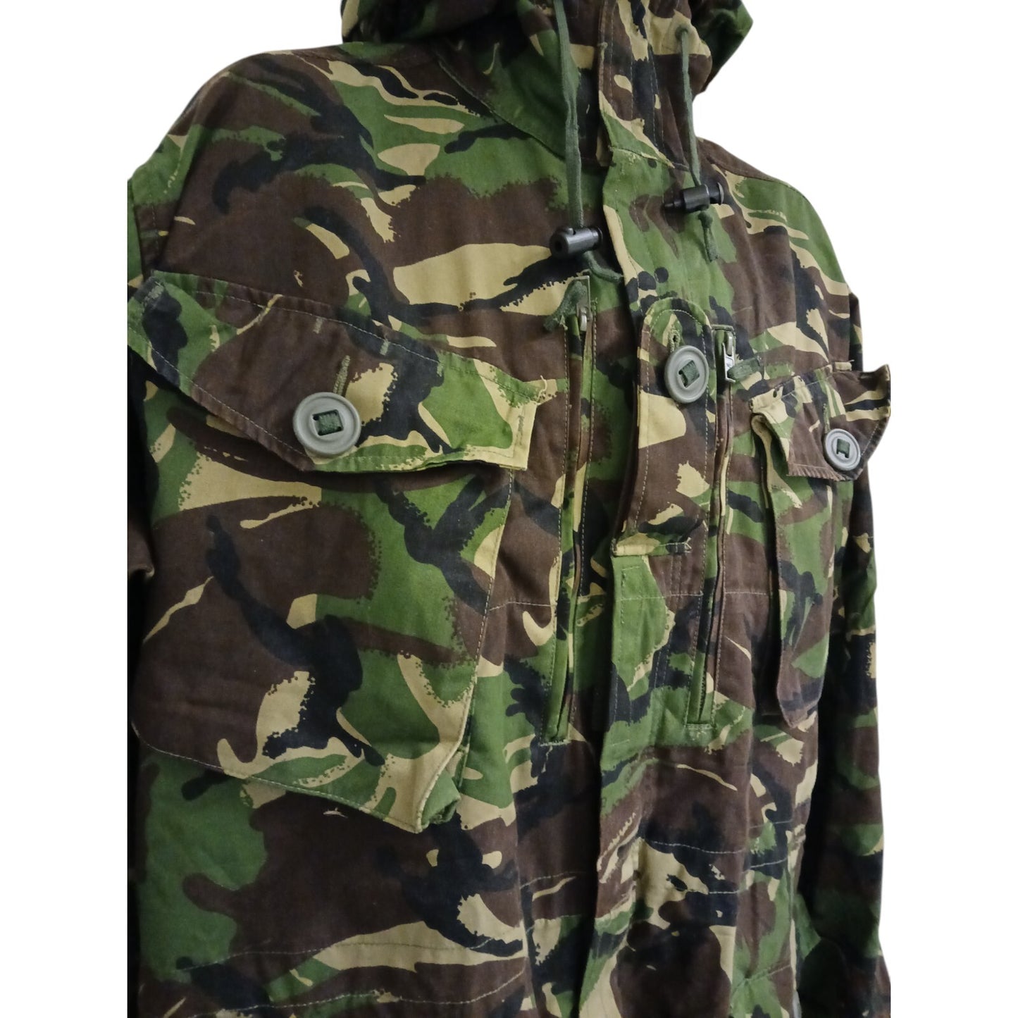 RAF Combat Smock DP Woodland Combat Wired Hood Coat Grade A Jacket Hooded