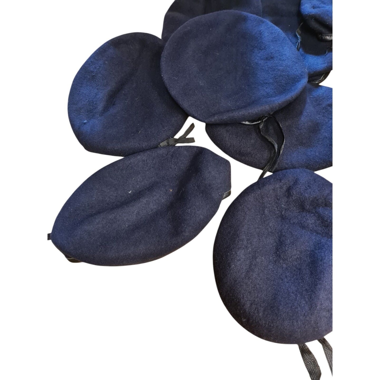 Wool Beret Bundle Military Issue Navy Blue x10 Various Sizes Ranks Services (B)