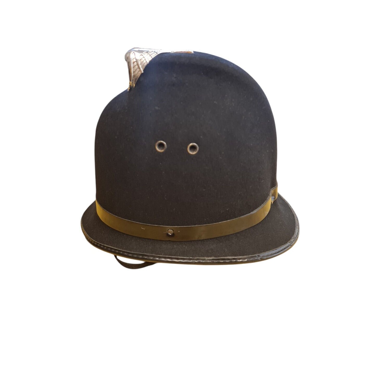 Police Coxcomb Custodian Helmet Black Band Senior Rank Collector TV Film A Grade