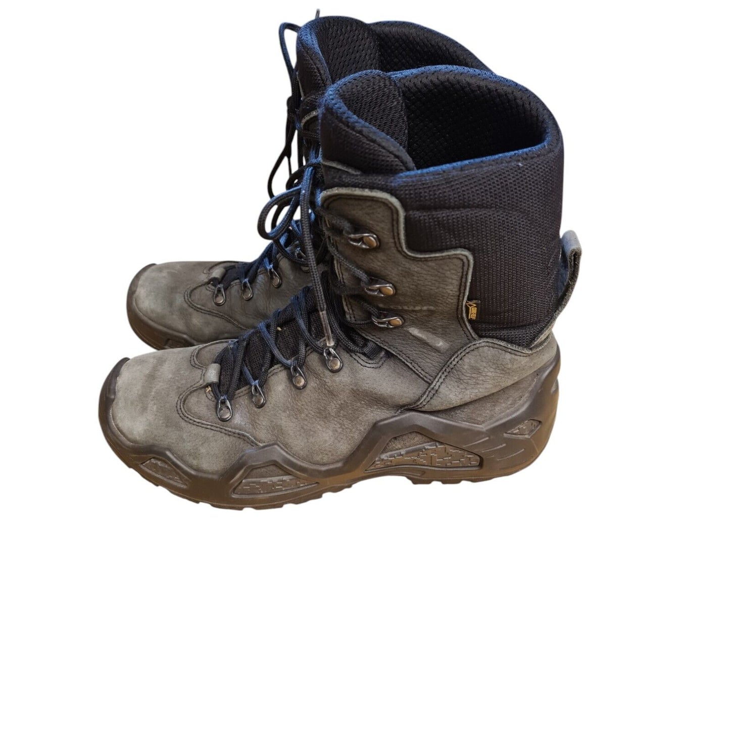 Lowa Goretex Boots Z-8 GTX Leather Size 11 Black Walking Hiking Militaria