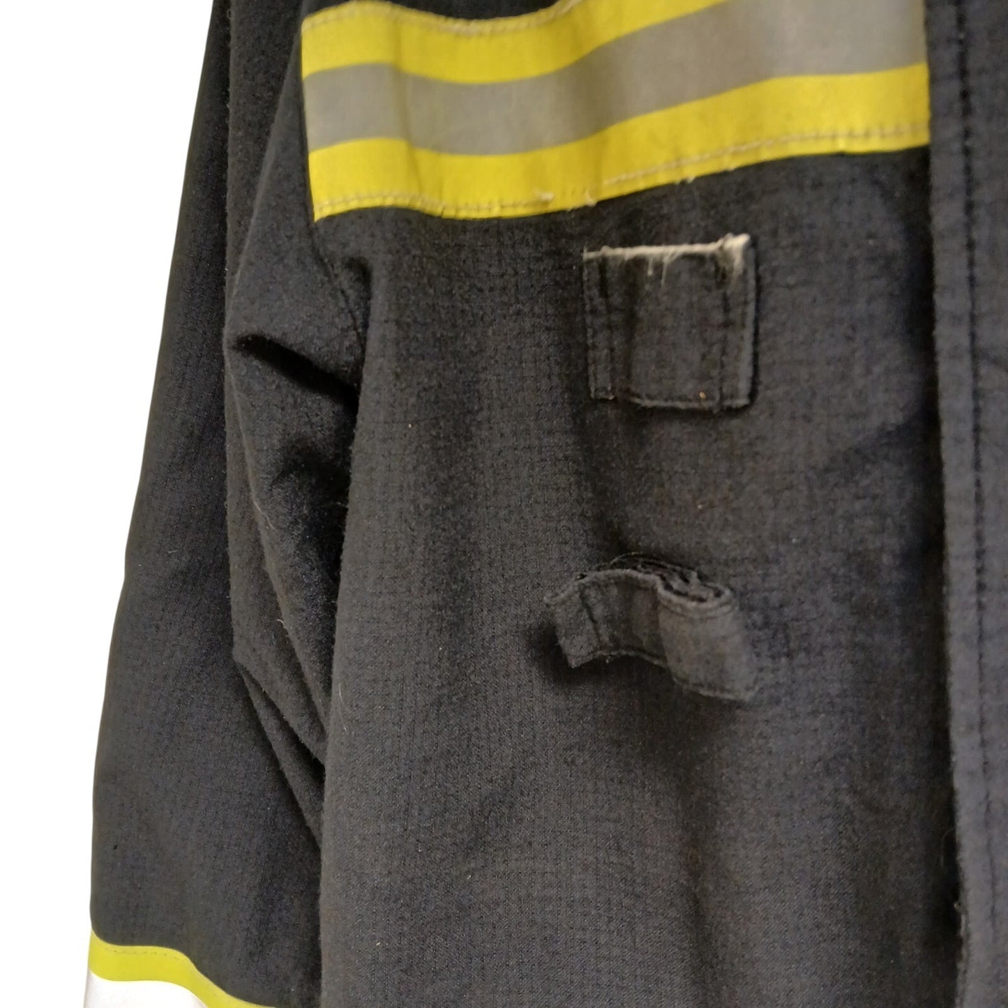 Firefighter Jacket Black Hi Vis Viz Fireman Uniform Coat Goretex Reflective B