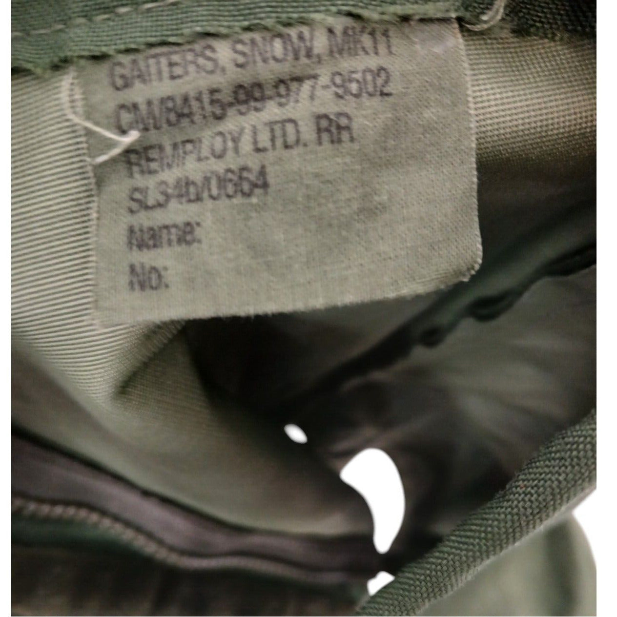 British Army MK11 Gaiters Snow Green Waterproof Boot Covers Hiking Camping