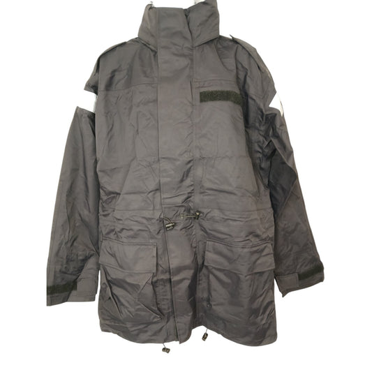 Royal Navy Jacket Wet Weather MVP Goretex Hood Coat Navy Blue Waterproof Parker