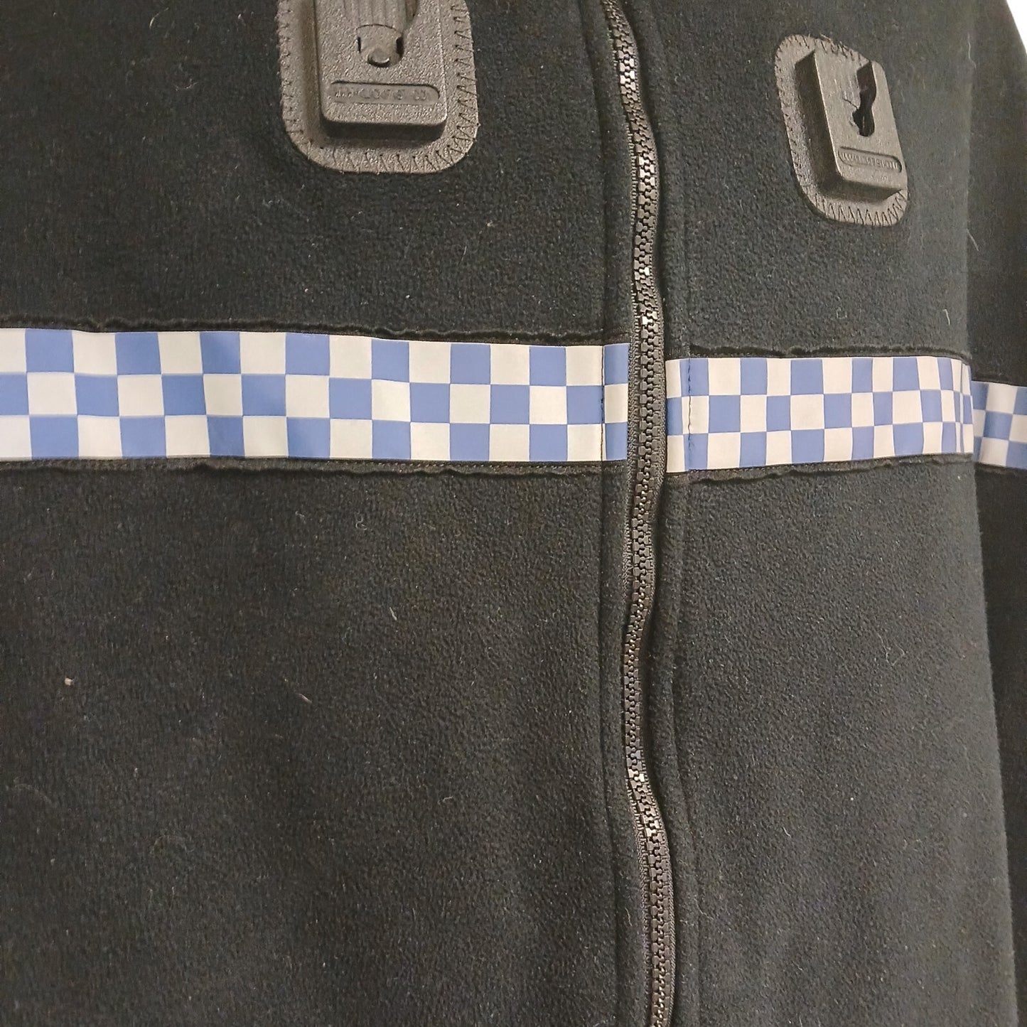Fleece Jacket Windstopper Police Reflective Klickfast Blue Security Turner Virr