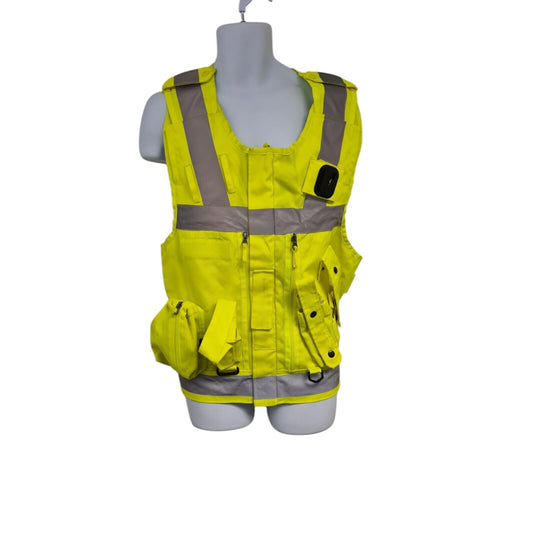 Endura Tactical Vest With Pouches Hi Viz Vis Klickfast XL Security Police