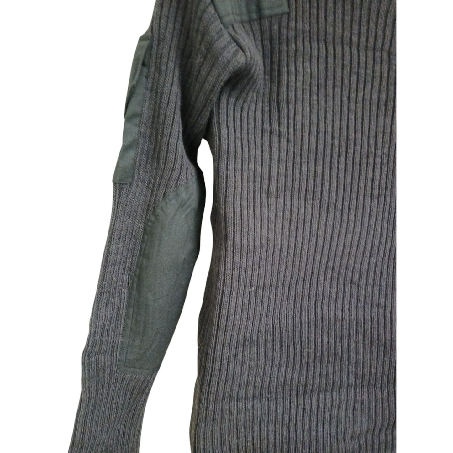 RAF Utility Jumper Round Neck Blue Grey Pullover Military Heavy