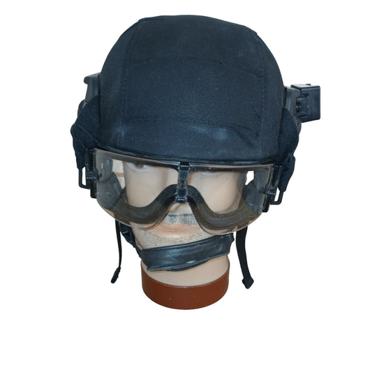 Aegis Ballistic Helmet With Ballistic Goggles & Klick Fast Dock Size X Large