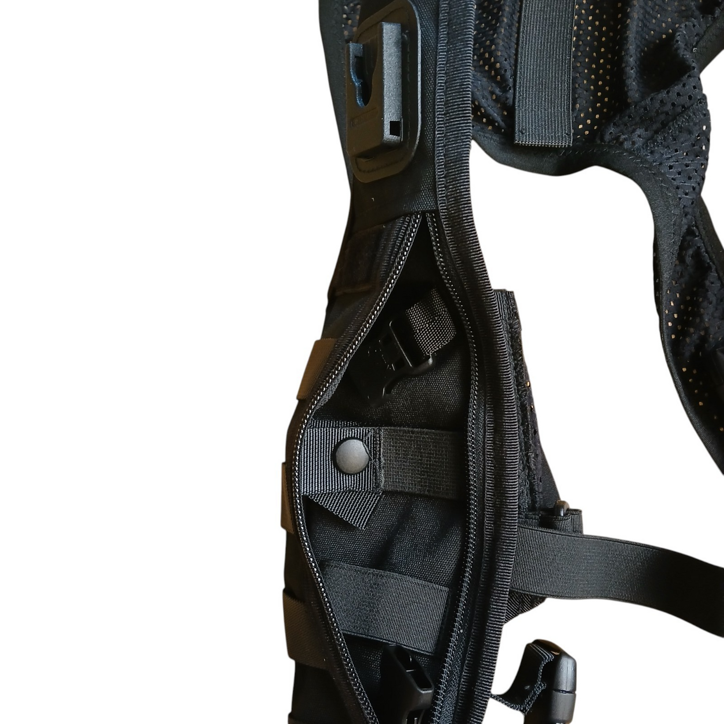 Molle Overt Harness Vest Black Garmentec Small Klickfast Ex Police Tactical