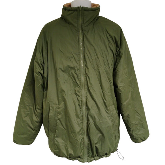 British Army Softie Jacket Thermal Coat Olive Green Sand Reversible Softy Puffer