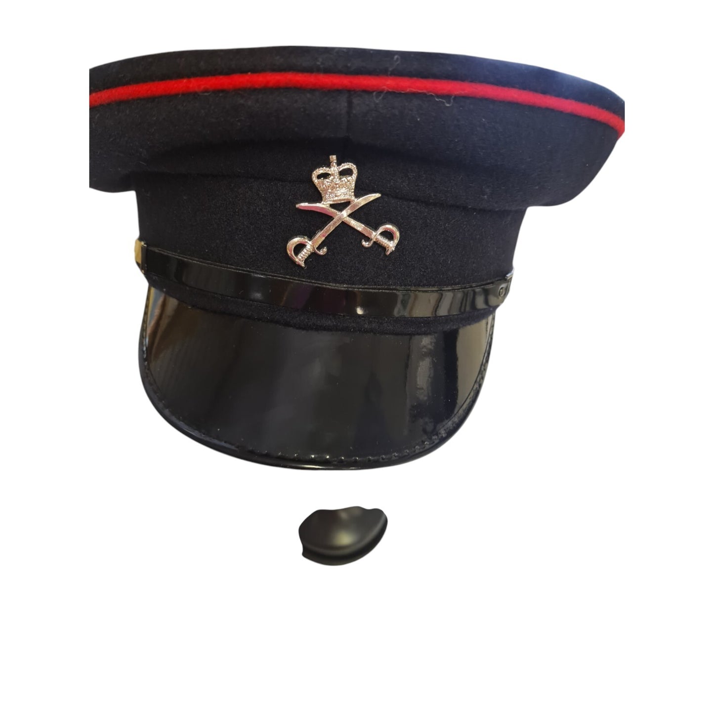 APTC No 1 Dress Peaked Cap Hat Queens Crown Badge Red Piping TV Film Collector