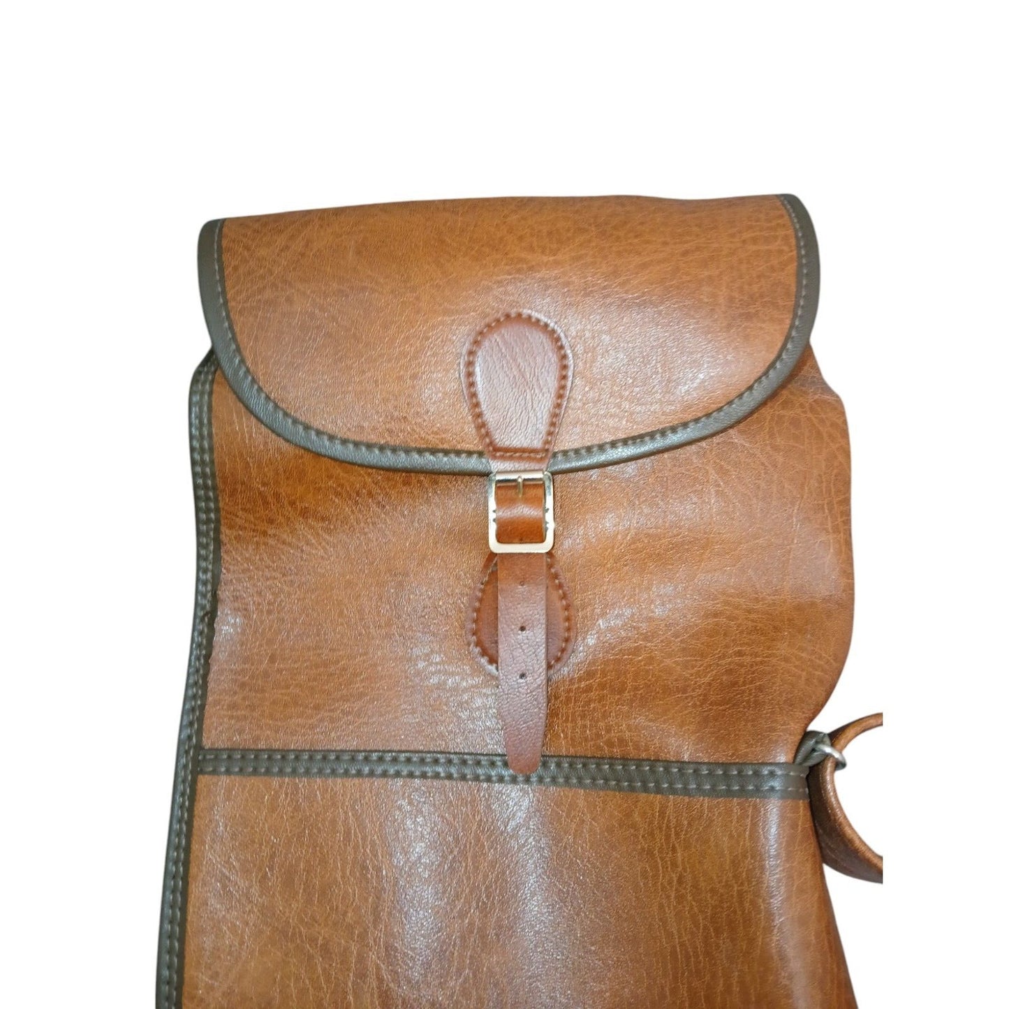 Leather Rifle Carry Case Shotgun Slip Hunting Rifle Storage Tan Brown Holder