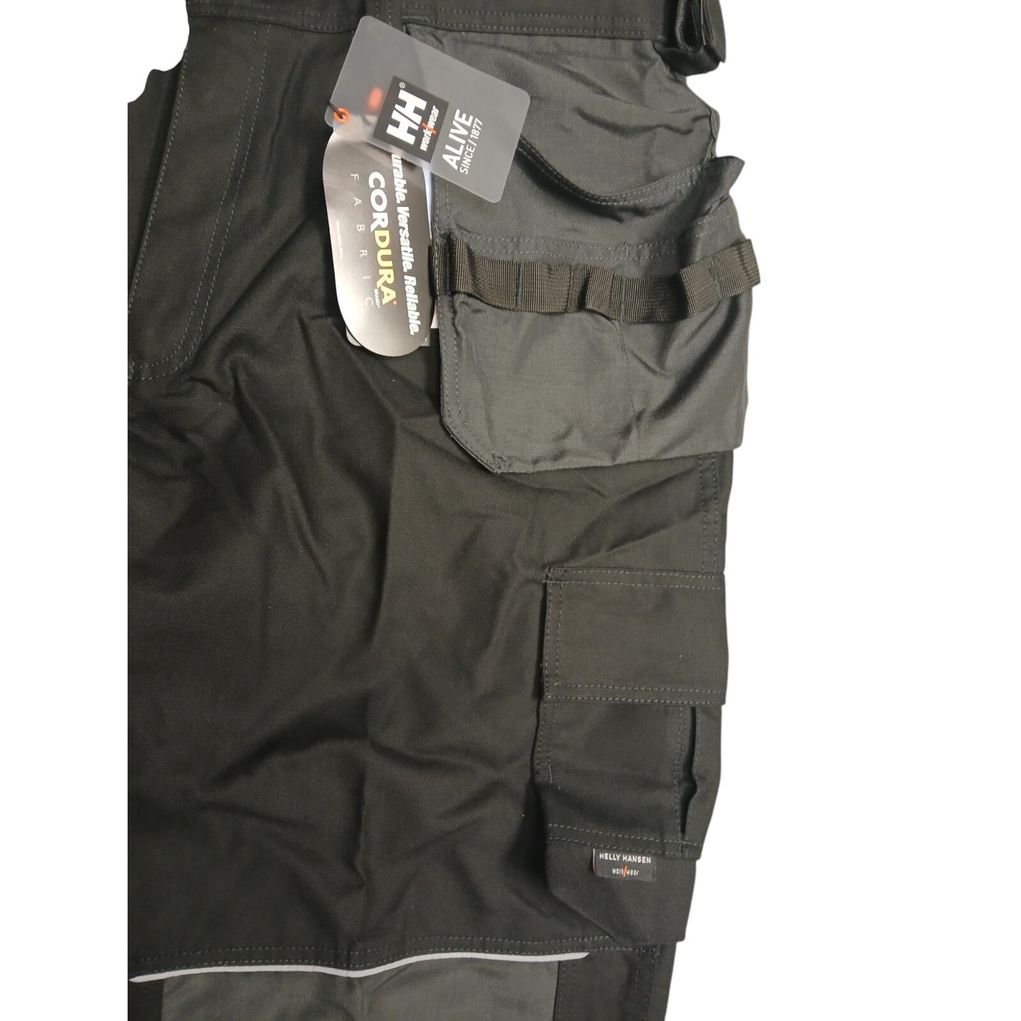 Helly Hansen Work Trousers Chelsea Construction Black Charcoal 76441 Workwear