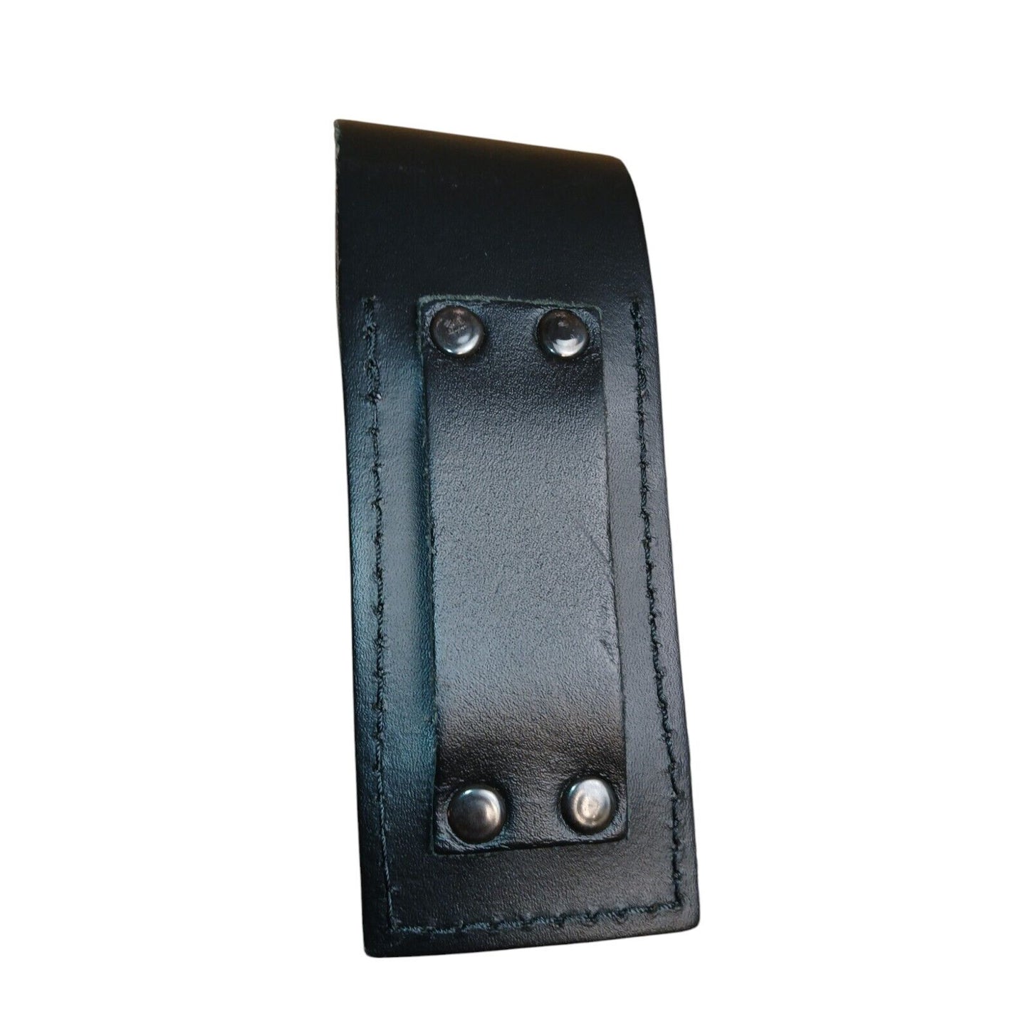 CS Gas Holster Belt Loop Holder Leather Ex Police Leather Security Police Black