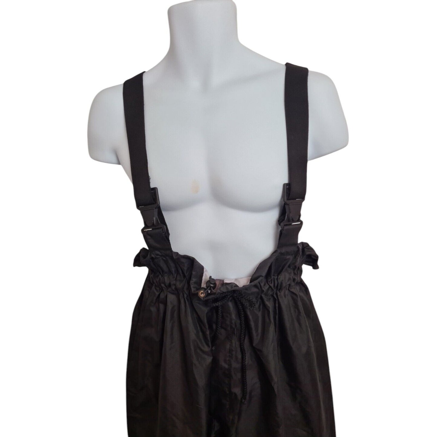 Yaffy Waterproof Overtrousers Bib and Braces Black Trousers Workwear Salopettes