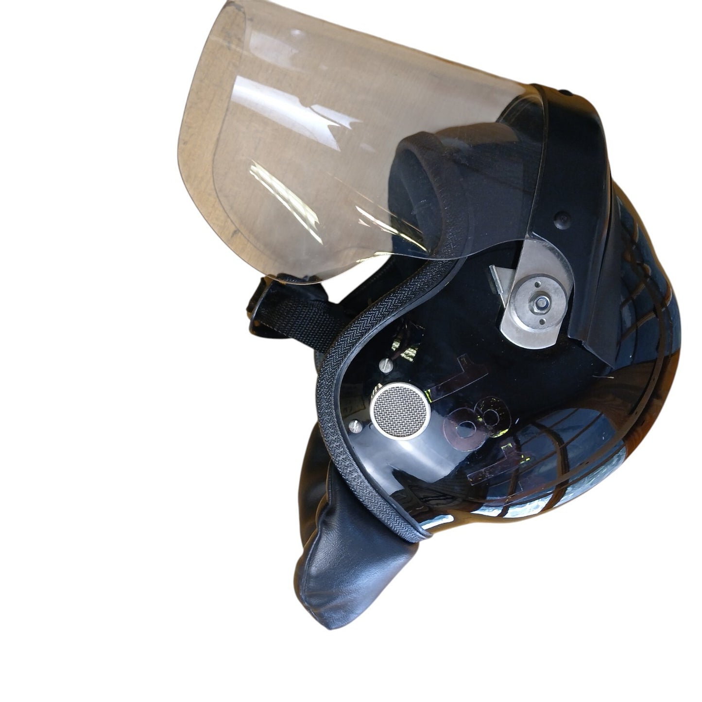 Public Order Helmet Riot Police Airsoft Black Guardian MK3 Paintball Protection