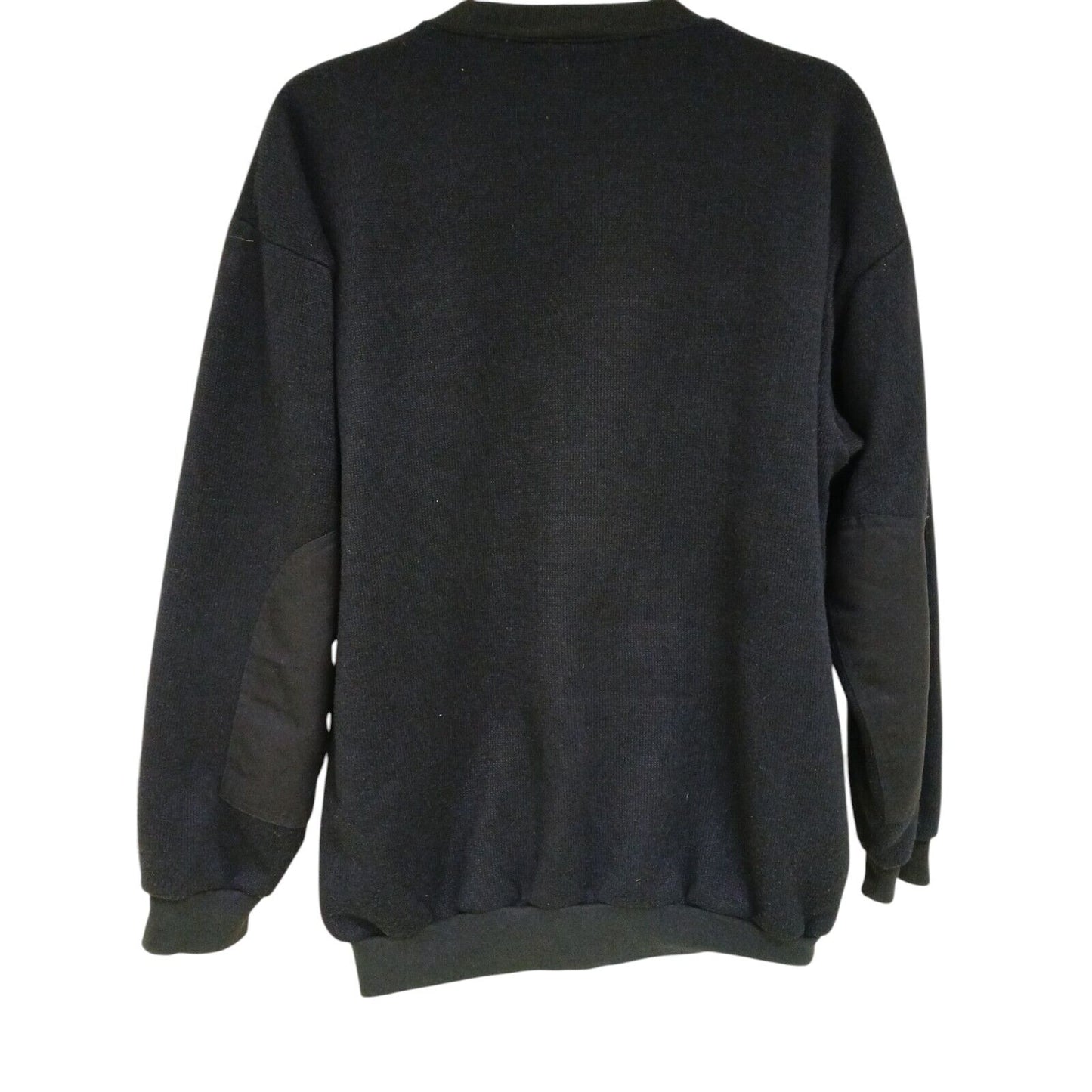 Polartec Jumper Pullover Navy Blue V Neck Large Security Ex police Security