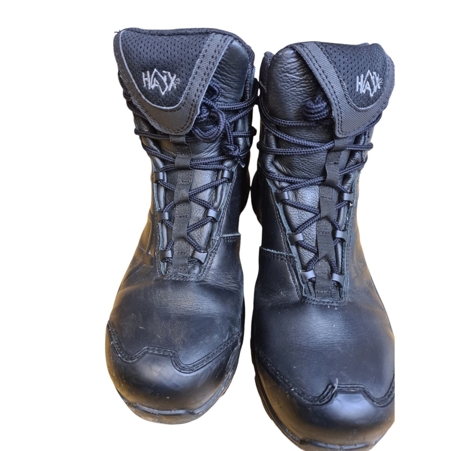 Haix Black Eagle Boots Gore-Tex Steel Mid Safety Size 5 Police Security Workwear