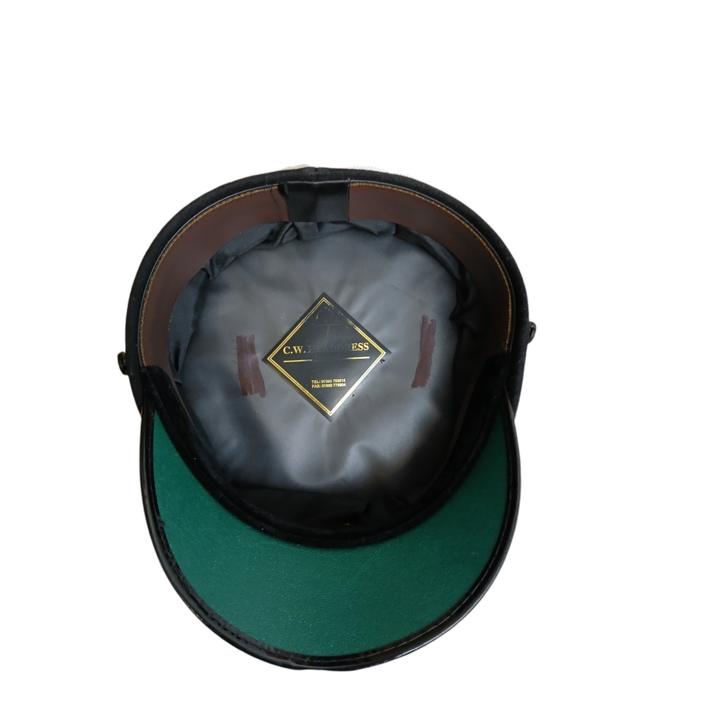 Traffic Officer Peak Cap Hat Black & White Ex Police Issue Collector B Grade