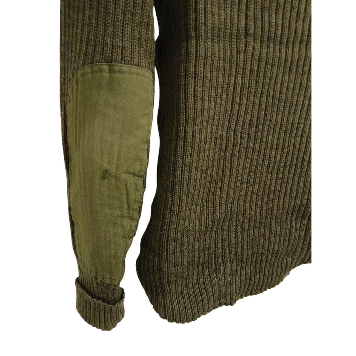 British PCS Utility Jumper Round Neck Olive Heavy 80% Wool Nylon Royal Marines