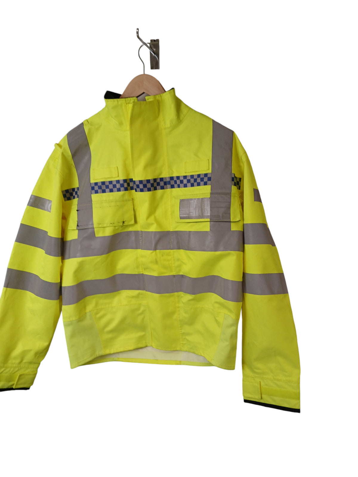 Hi Vis Hi Viz Security Jacket Bomber Blouson Breathable Waterproof Lightweight