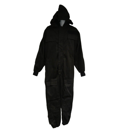 Derby Unitex Coverall Hooded Boiler Suit Tactical Intervention Black Police