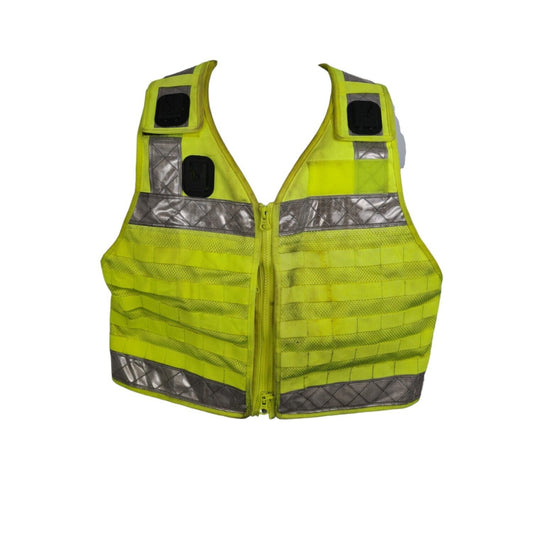 Protec Molle Vest Hi Vis Hi Viz Tactical Ex Police Klickfast Docks Security