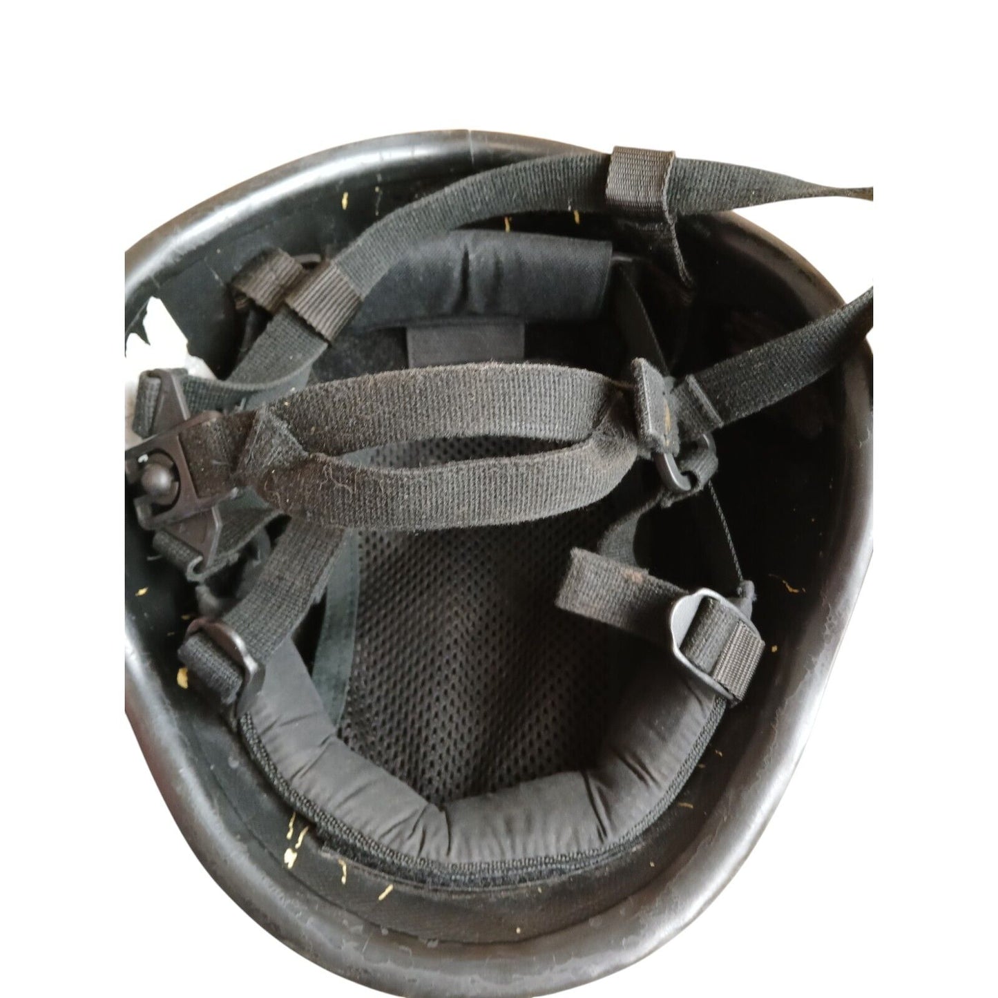 Ballistic Helmet With Kevlar Black Combat Medium Ex Police Tactical Military