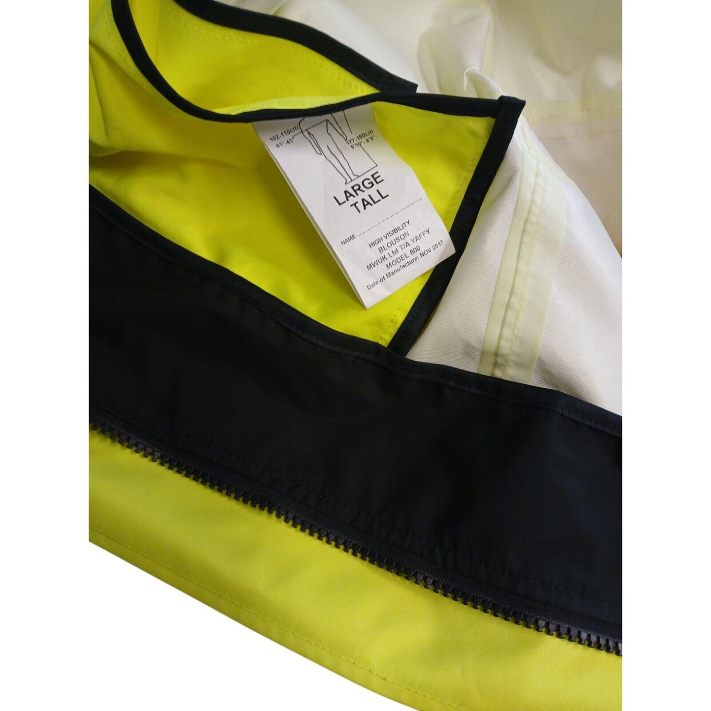 Hi Viz Blouson Bomber Waterproof Coat Jacket Hi Vis Klickfast Police Security
