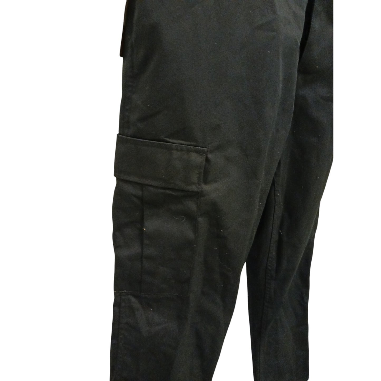 Mil-Tec Tactical Combat Trousers Cargo Black 30% Braumwolle Police Military Work