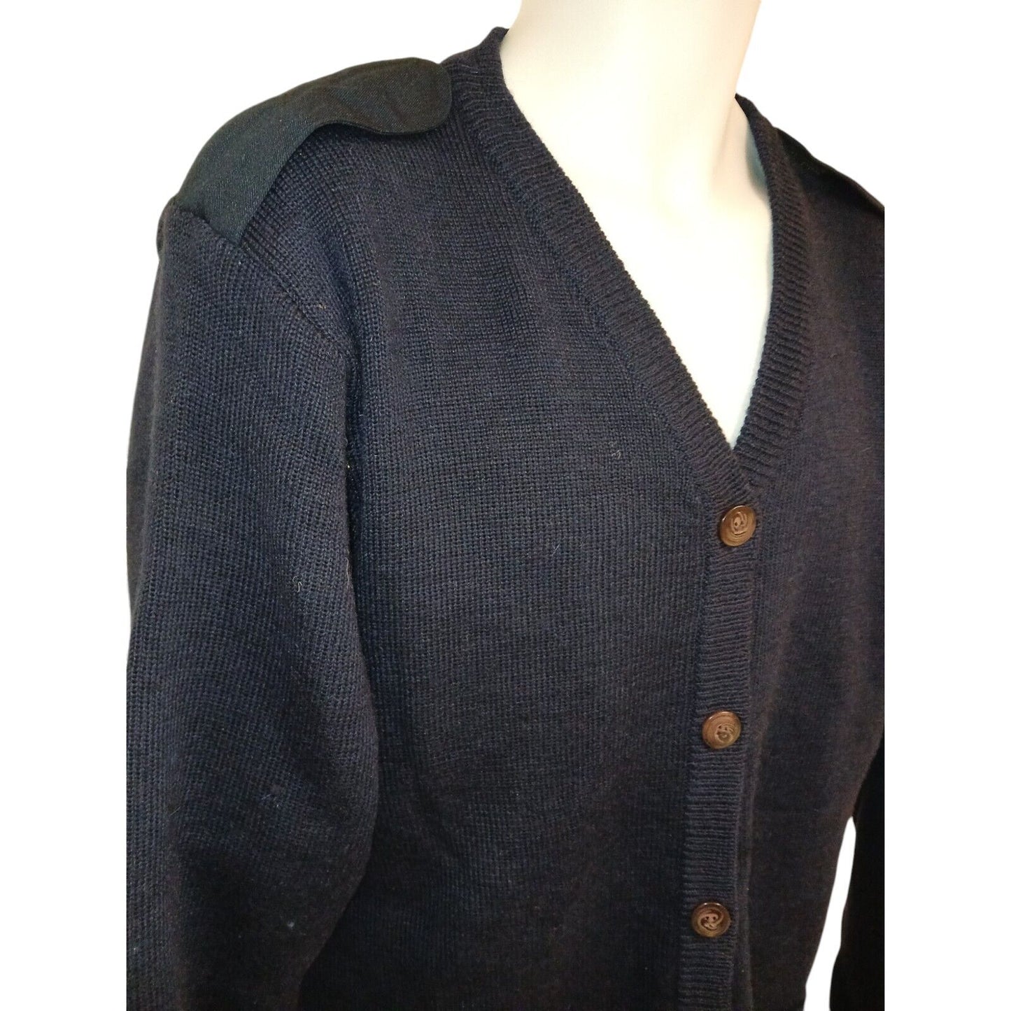 Royal Navy Cardigan Universal Womens Navy Blue Sweater Pullover Military